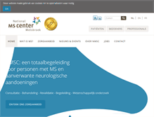 Tablet Screenshot of mscenter.be